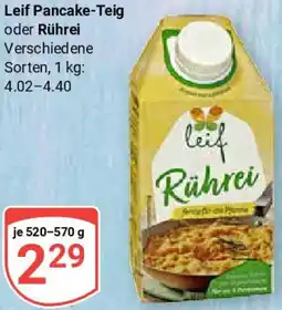 Globus Leif Pancake-Teig oder Rührei Angebot
