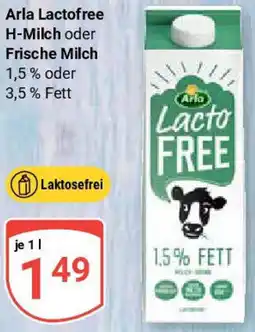 Globus Arla Lactofree H-Milch oder Frische Milch Angebot