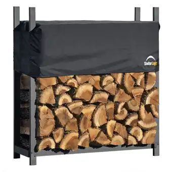 Netto Marken-Discount ShelterLogic Kaminholzregal Cover 120 / 36 cm Angebot