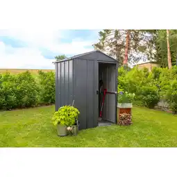 Netto Marken-Discount Spacemaker Metallgerätehaus 151 x 122 cm Angebot