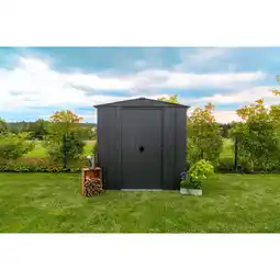 Netto Marken-Discount Spacemaker Metallgerätehaus 194 x 151 cm Angebot
