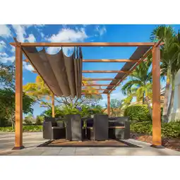 Netto Marken-Discount Paragon Aluminium Pergola Florida 350x350 cm Angebot