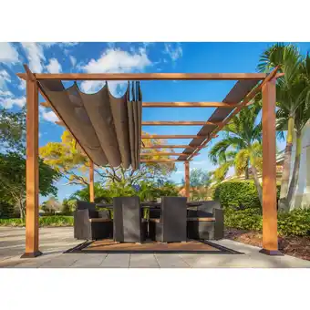 Netto Marken-Discount Paragon Aluminium Pergola Florida 350x350 cm Angebot