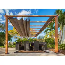 Netto Marken-Discount Paragon Aluminium Pergola Florenz 350x505 cm Angebot