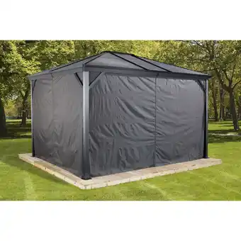 Netto Marken-Discount Sojag Pavillon Ventura 10x10 Vorhänge Angebot