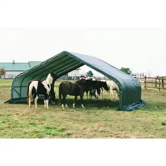 Netto Marken-Discount ShelterLogic Run-In-Weidezelt, 49,6m², 680x730 cm Angebot