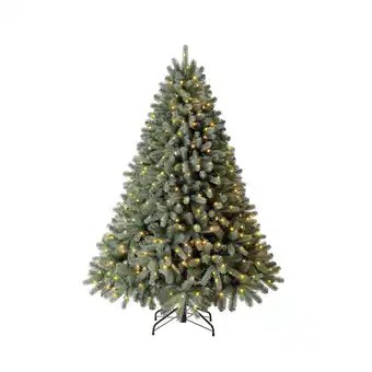 Netto Marken-Discount Evergreen Weihnachtsbaum Vermont Fichte inkl. Lichterkette 180 cm Angebot