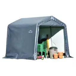 Netto Marken-Discount ShelterLogic Foliengerätehaus in-a-Box 5,76m² Angebot
