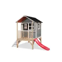 Netto Marken-Discount EXIT Loft 300 Holzspielhaus - grau Angebot