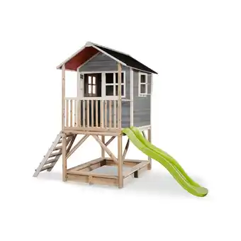 Netto Marken-Discount EXIT Loft 500 Holzspielhaus - grau Angebot