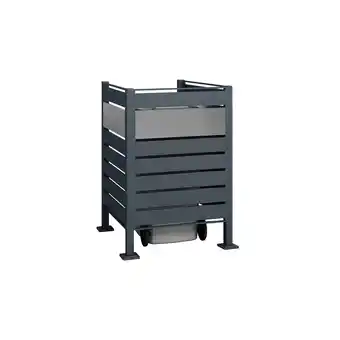Netto Marken-Discount Westmann Metall Mülltonnenverkleidung Planum 120cm - versch. Ausführungen Angebot