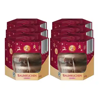 Netto Marken-Discount Santa Claus in Town Baumkuchen Zartbitter 300 g, 6er Pack Angebot