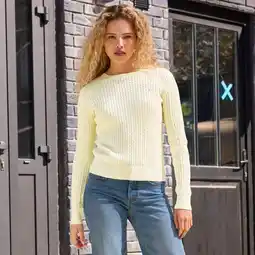 NKD Damen-Strick-Pullover aus reiner Baumwolle Angebot