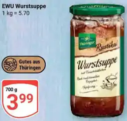 Globus EWU Wurstsuppe Angebot