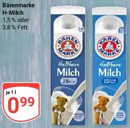 Globus Bärenmarke H-Milch Angebot