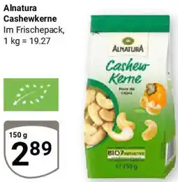 Globus Alnatura Cashewkerne Angebot