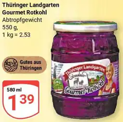 Globus Thüringer Landgarten Gourmet Rotkohl Angebot