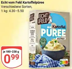 Globus Echt vom Feld Kartoffelpüree Angebot