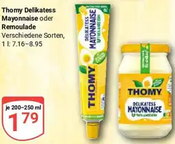 Globus Thomy Delikatess Mayonnaise oder Remoulade Angebot