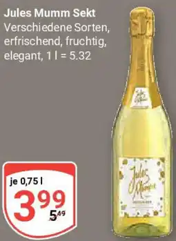 Globus Jules Mumm Sekt Angebot