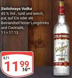 Globus Stolichnaya Vodka Angebot