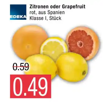 Marktkauf Edeka Zitronen oder Grapefruit Angebot