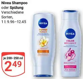 Globus Nivea Shampoo oder Spülung Angebot
