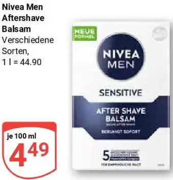 Globus Nivea Men Aftershave Balsam Angebot