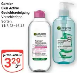 Globus Garnier Skin Active Gesichtsreinigung Angebot