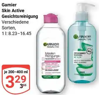 Globus Garnier Skin Active Gesichtsreinigung Angebot