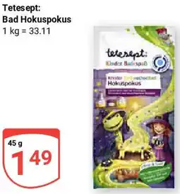 Globus Tetesept: Bad Hokuspokus Angebot