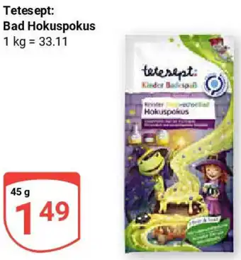 Globus Tetesept: Bad Hokuspokus Angebot