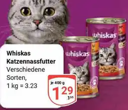 Globus Whiskas Katzennassfutter Angebot