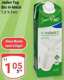 Globus Jeden Tag Bio H-Milch Angebot