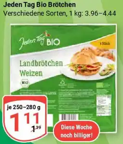 Globus Jeden Tag Bio Brötchen Angebot