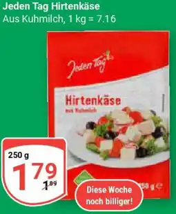Globus Jeden Tag Hirtenkäse Angebot