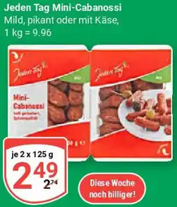 Globus Jeden Tag Mini-Cabanossi Angebot
