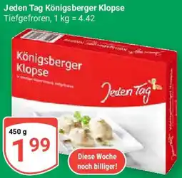 Globus Jeden Tag Königsberger Klopse Angebot