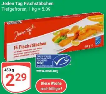 Globus Jeden Tag Fischstäbchen Angebot