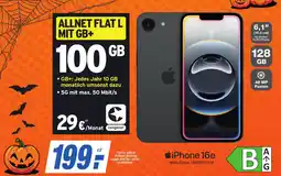 K+B Expert Apple iPhone 16e + ALLNET FLAT L MIT GB+ Angebot