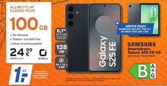 K+B Expert SAMSUNG Smartphone Galaxy S25 FE 5G + ALLNET-FLAT CLASSIC PLUS Angebot