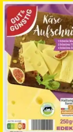Edeka Gut & Günstig Käse Aufschnitt Angebot
