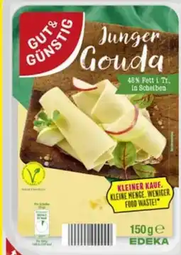 Edeka Gut & Günstig Junger Gouda in Scheiben Angebot