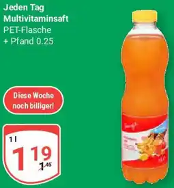 Globus Jeden Tag Multivitaminsaft Angebot