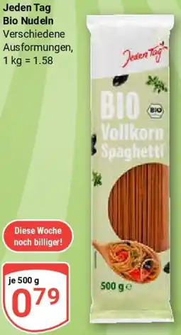 Globus Jeden Tag Bio Nudeln Angebot