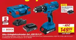 toom Baumarkt BOSCH Akku-Schlagbohrschrauber-Set „GSB 18 V-21" Angebot