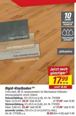 toom Baumarkt Rigid-Vinylboden Angebot