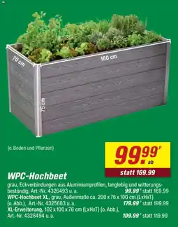 toom Baumarkt WPC-Hochbeet Angebot