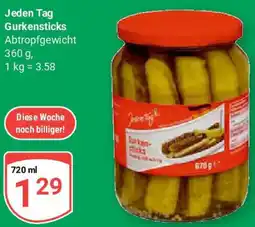 Globus Jeden Tag Gurkensticks Angebot