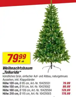 toom Baumarkt Weihnachtsbaum „Telluride" Angebot